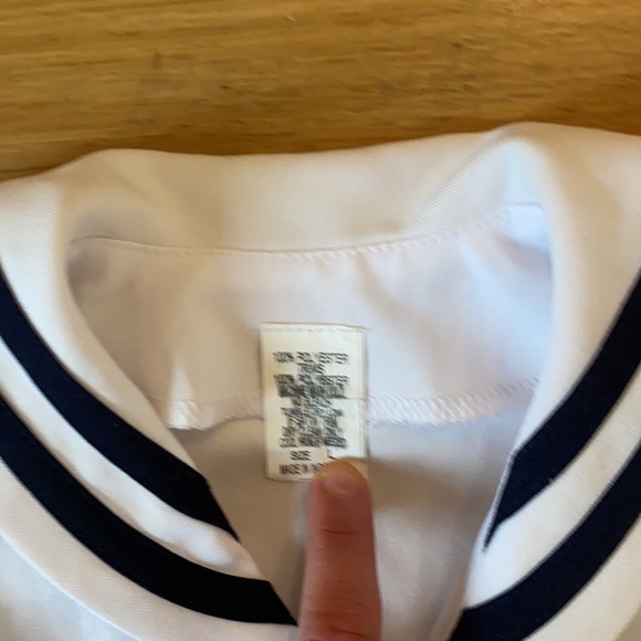 Toddler infant sailor navy top - Picture 3 of 5